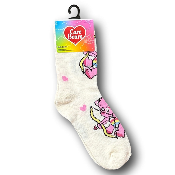 Care Bears Other - Kids Care Bears Cupid Cheer Bear Funny Novelty Crew Socks - NWT